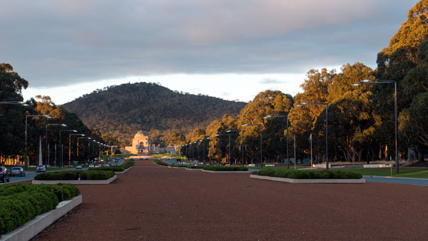 Anzac Parade - public art doing service