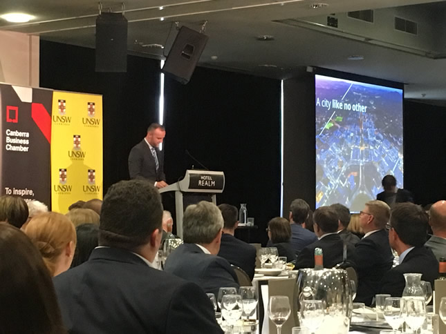State of the Territory address plays up the strengths of ACT economy
