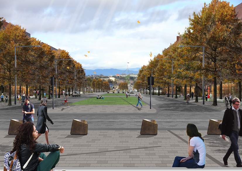 Canberrans asked for input on reclaiming Kings and Commonwealth Avenues for pedestrians and cyclists