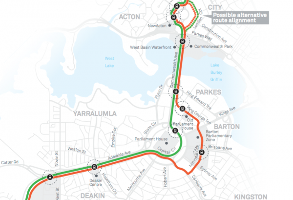 Proposals for Stage 2 of light rail.