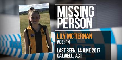 ACT Police seek help finding missing 14-year-old