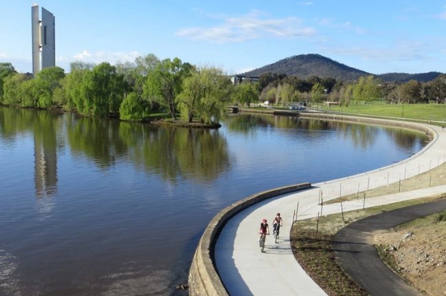 Canberra leads the nation on cycling participation in 2017