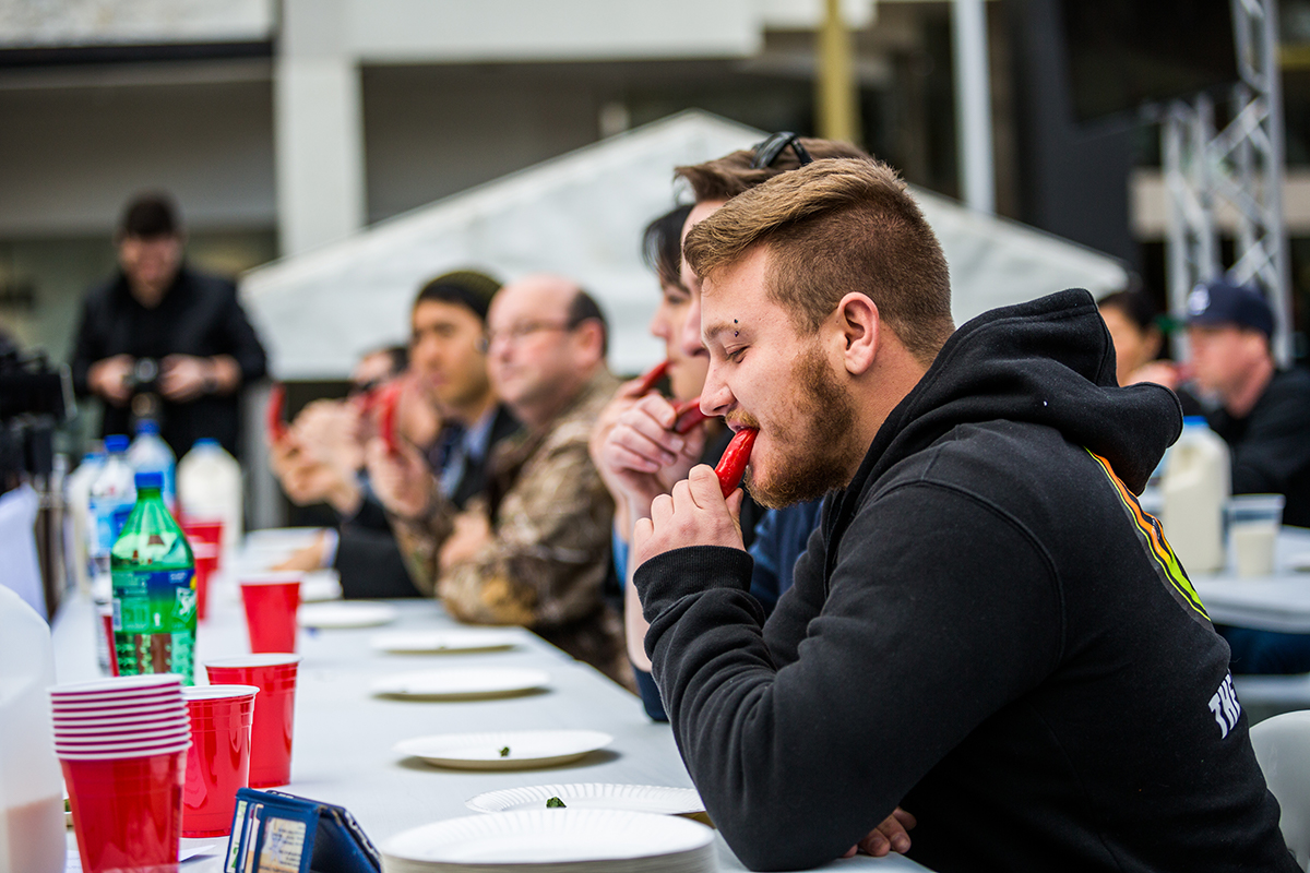 Chilli Eating Competition