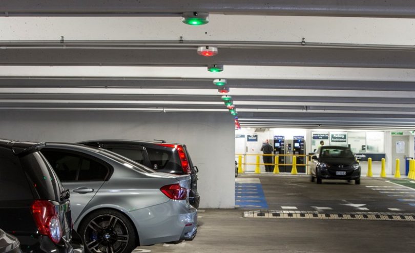 Underground parking bays