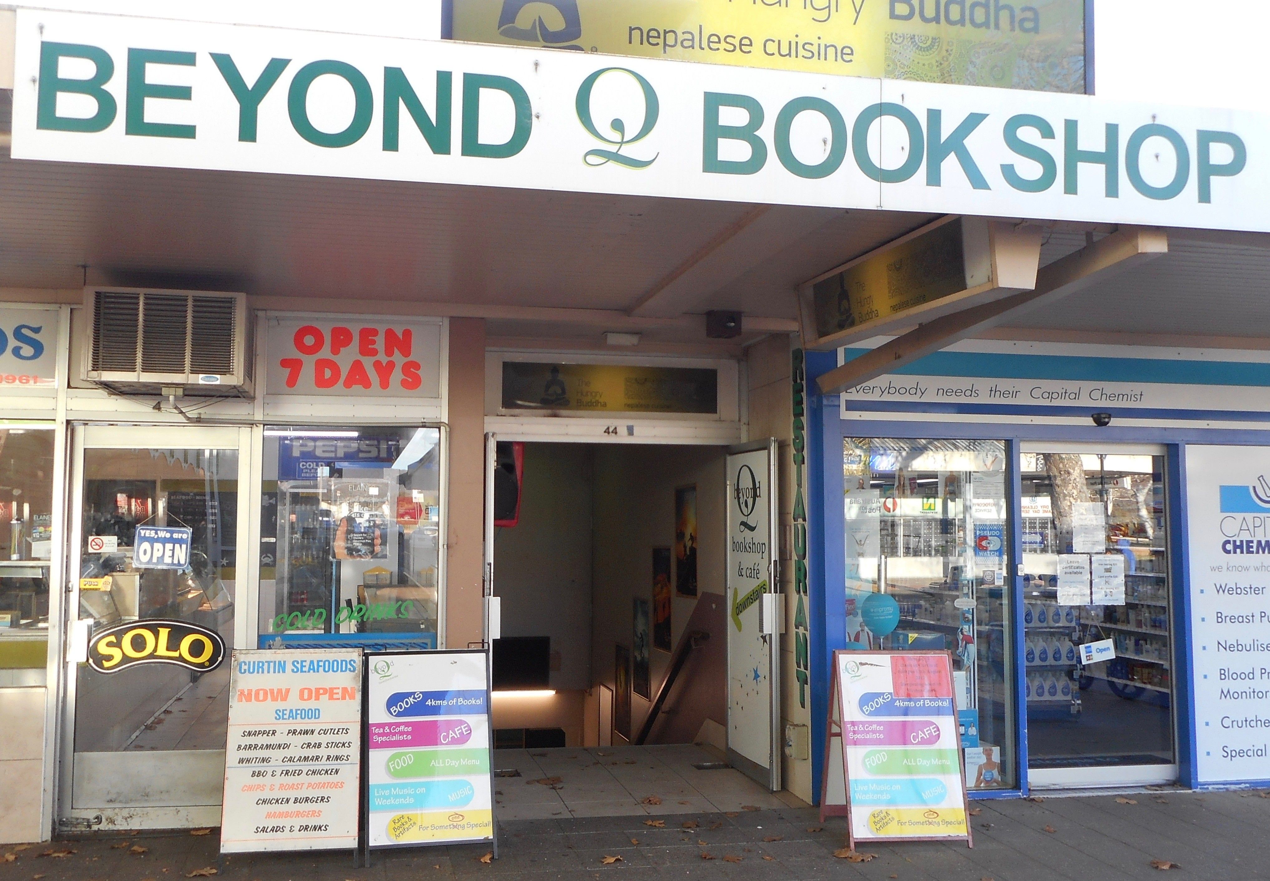 Iconic bookshop closes as death knell starts to sound on block of Curtin shops