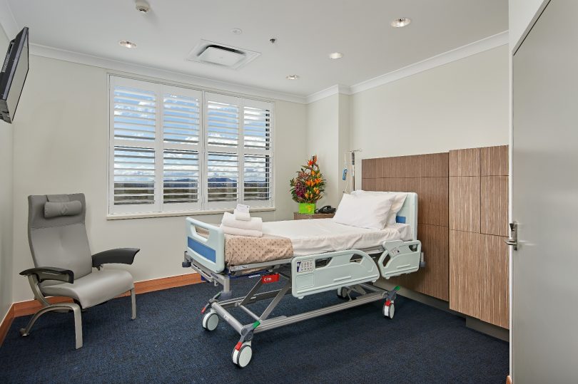 One of the medical and or surgical bedrooms. 