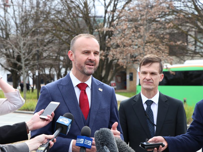 Chief Minister Andrew Barr