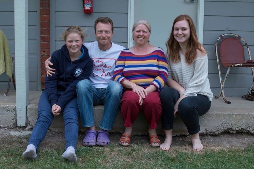 Ivalo Goodman-Viereck, Simon Viereck, Clare Goodman and Olina Goodman-Viereck