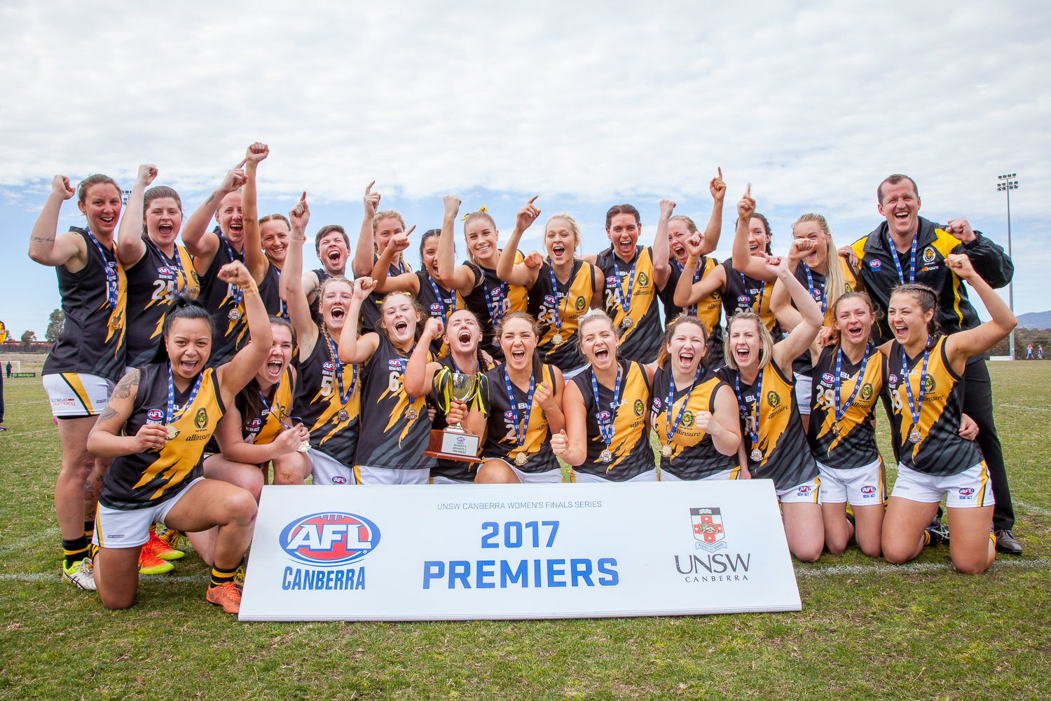 Queanbeyan Tigers win AFL Canberra women’s premiership