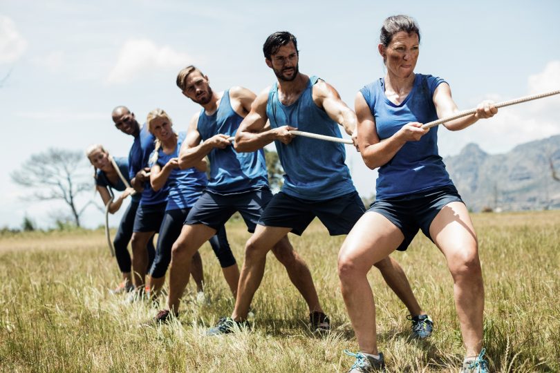 tug of war team