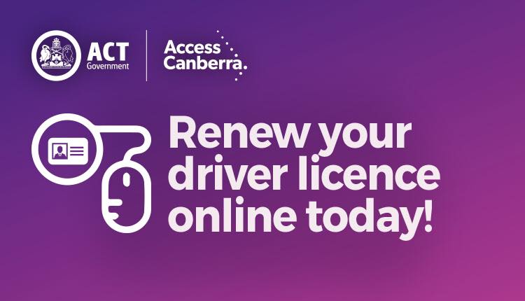 Canberra drivers can now renew their licences online