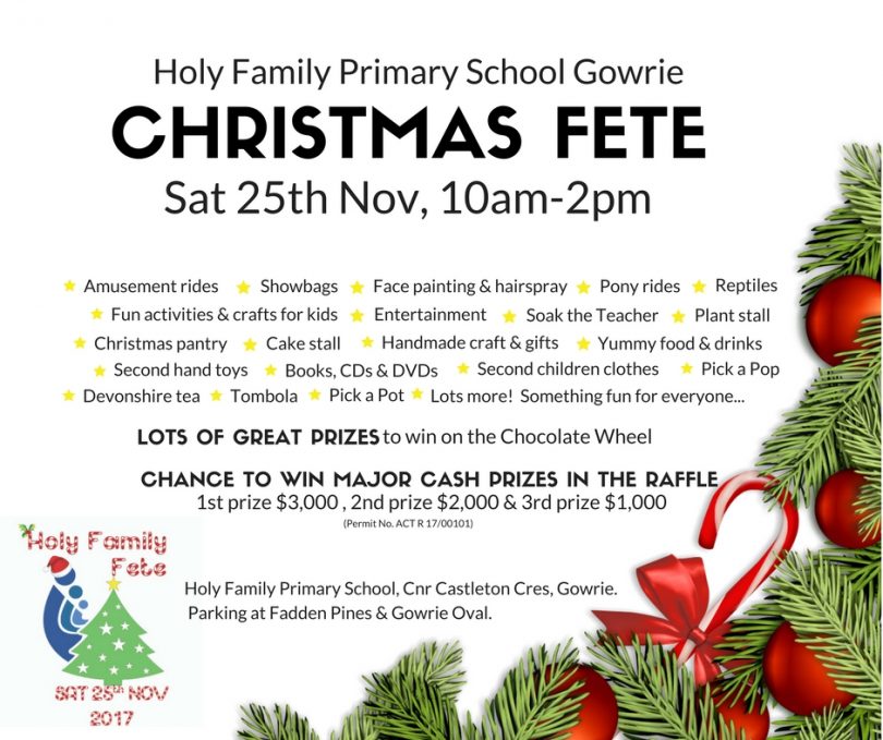Christmas fete poster