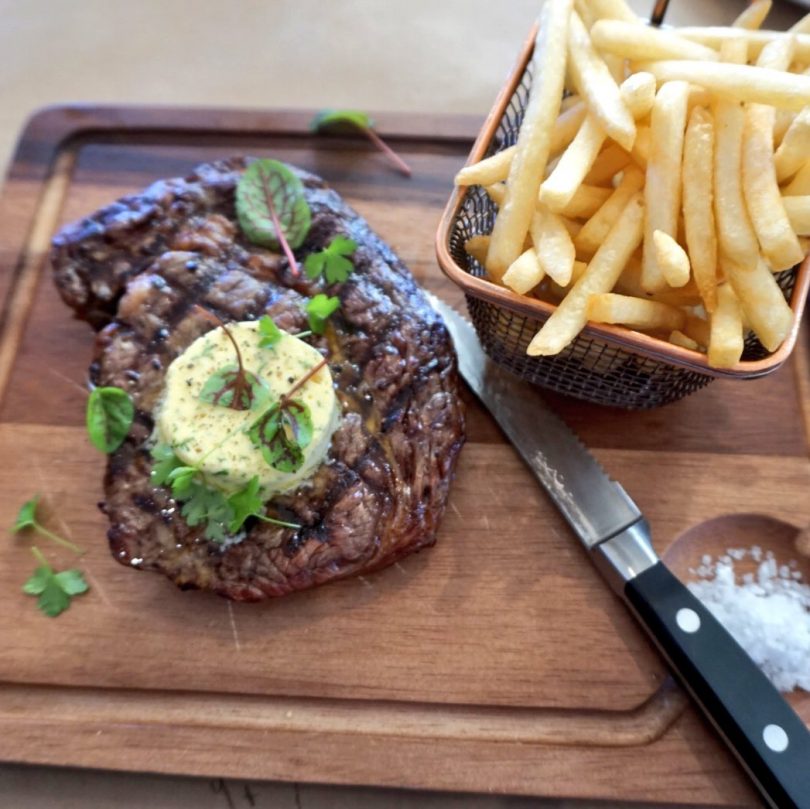 Scotch Fillet with French Fries
