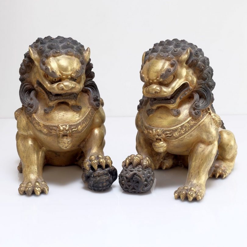 Pair of Buddhist Lions