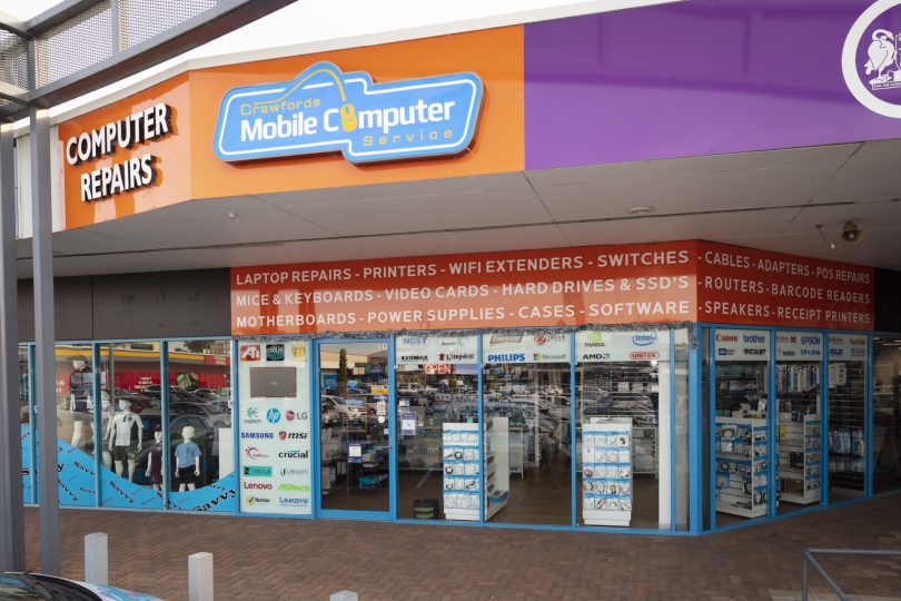 Crawford's Mobile Computer Service shopfront