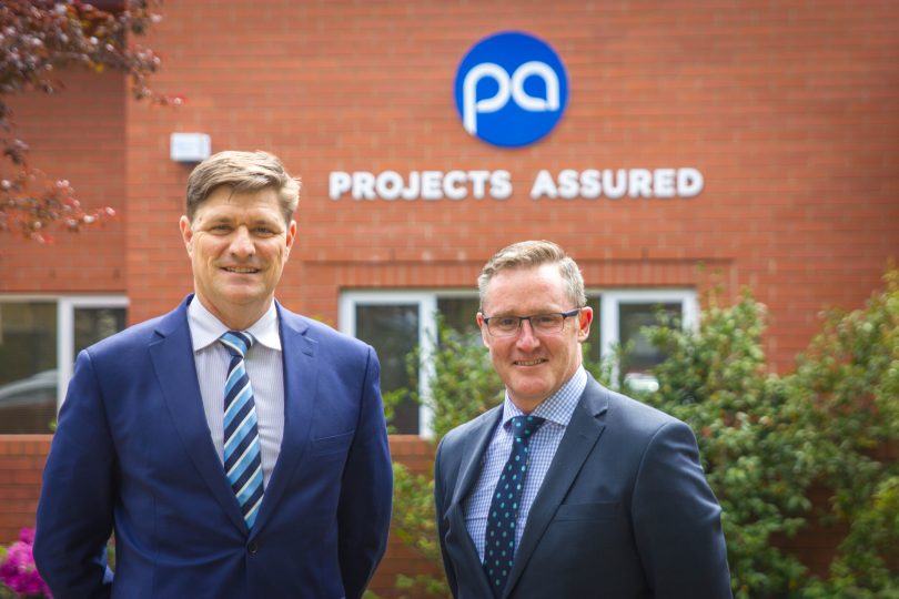 Projects Assured Executive General managers and Co-founders, David O’Rourke and Greg Sly.
