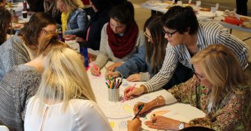 Cooma girls inspire colourful response to family violence