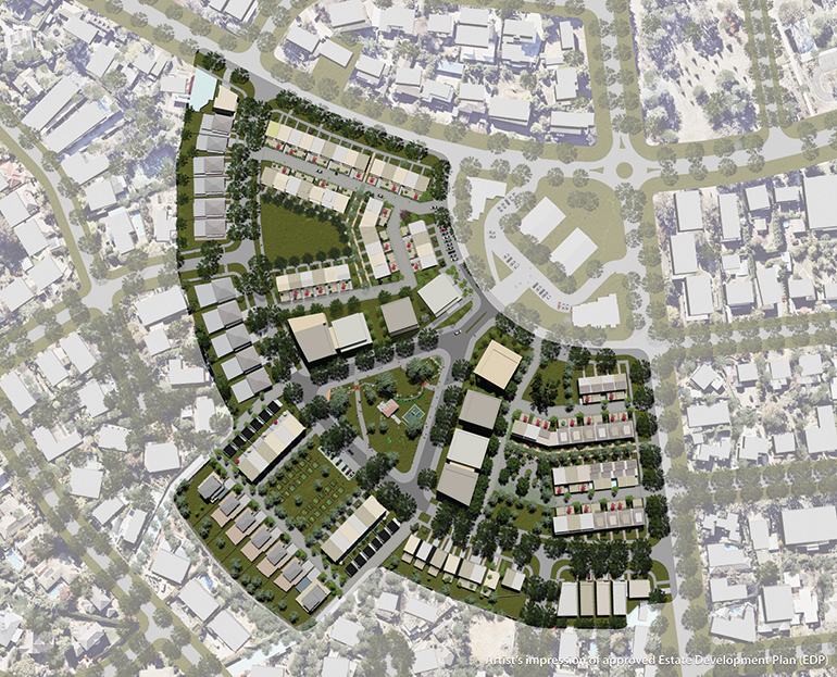 Map of Red Hill precinct.