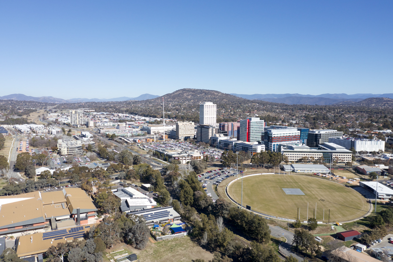 aerial view of Woden
