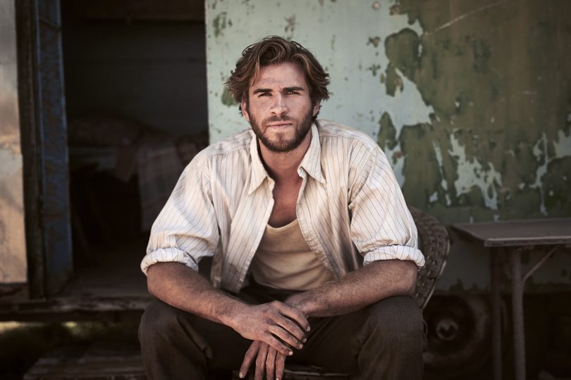 Liam Hemsworth as Teddy McSwiney by Ben King, The Dressmaker, 2015, Courtesy Film Art Media