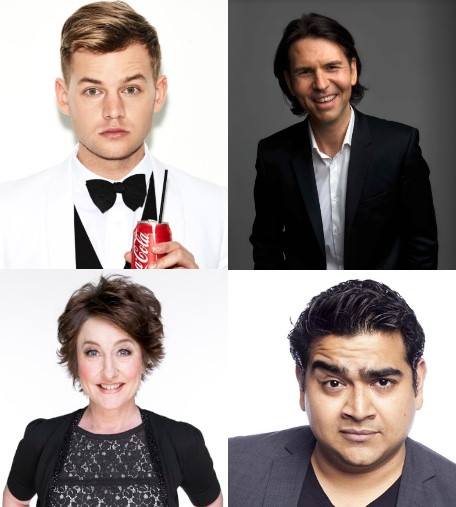 The hilarious line up of comedians, ready to entertain you.