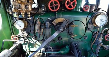 Irreplaceable steam locomotive parts stolen in a series of robberies
