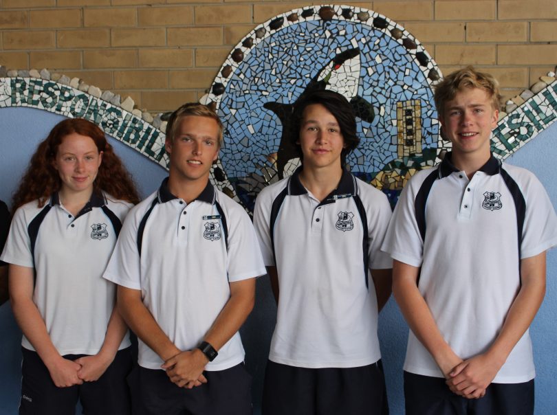 Zoe Pentin, Sean Fitzpatrick, Taj Wedutenko, Shane Christiansen. Photo: Ian Campbell