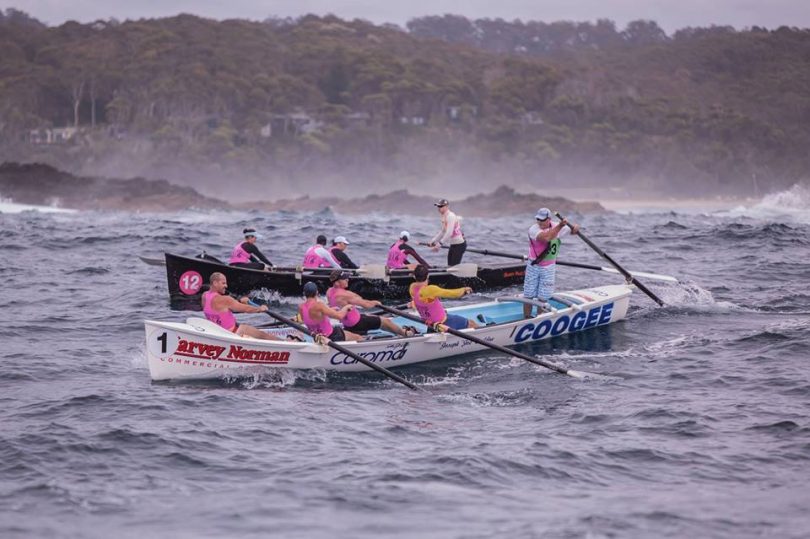 Coogee negotiating the coastline south of Batemans Bay in 2016. Photo: George Bass Facebook