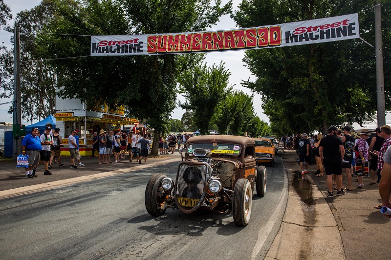 What Summernats fans really come to see. Photo by Jack Mohr.