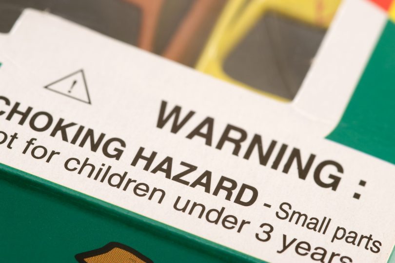 Warning: Choking Hazard