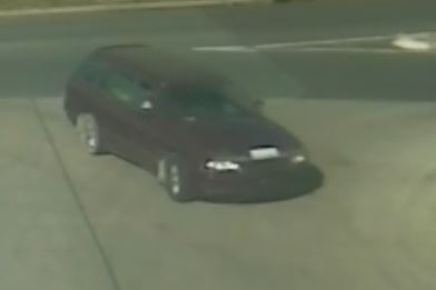 The vehicle he was driving during the incident.