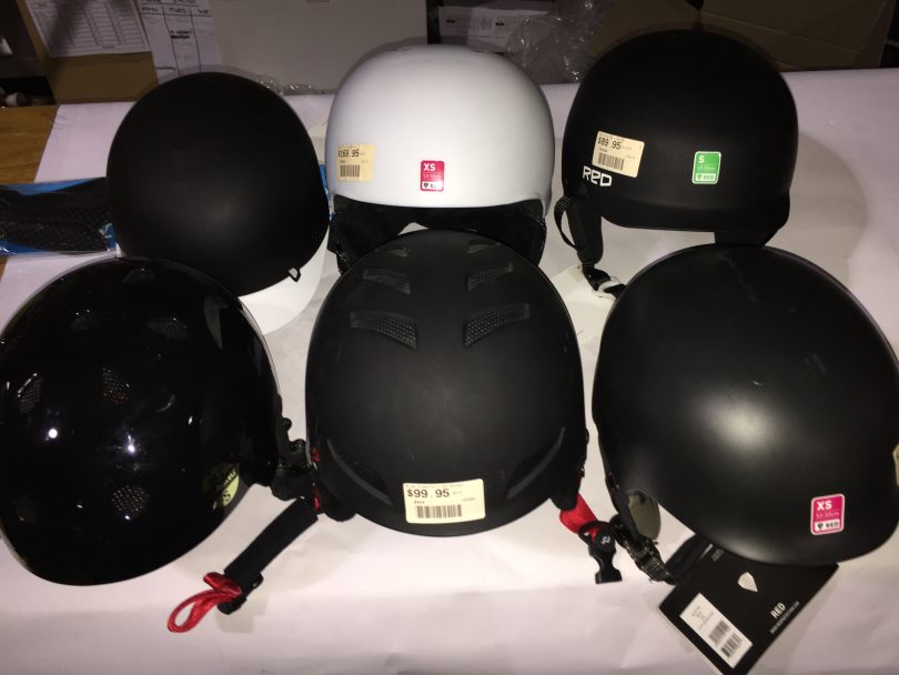 Item for auction at ALLBIDS: Skateboard helmets.