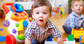 Day in the life of a baby in long daycare