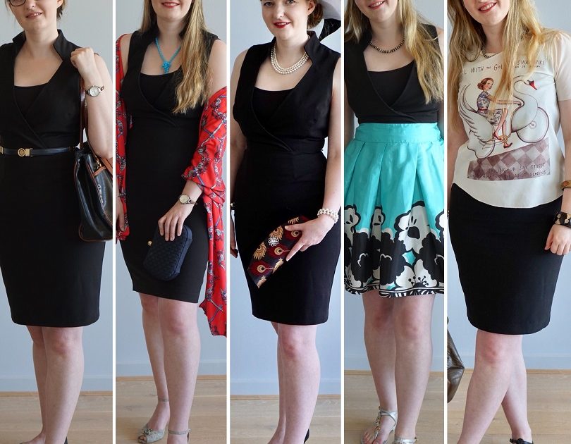 1 Dress, 5 Different Looks! Super Easy, 2-minute Wardrobe Transition ...