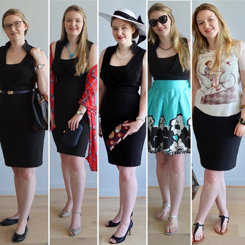 one dress, five different looks.