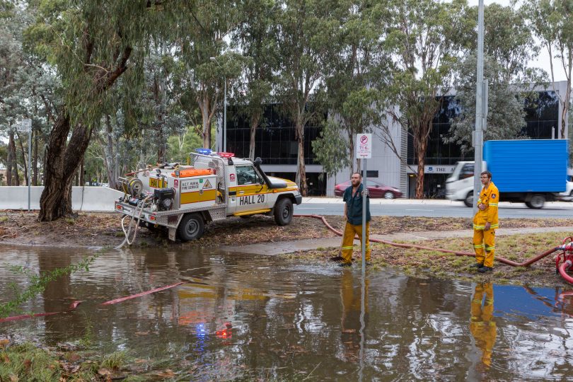 Part of ANU campus.