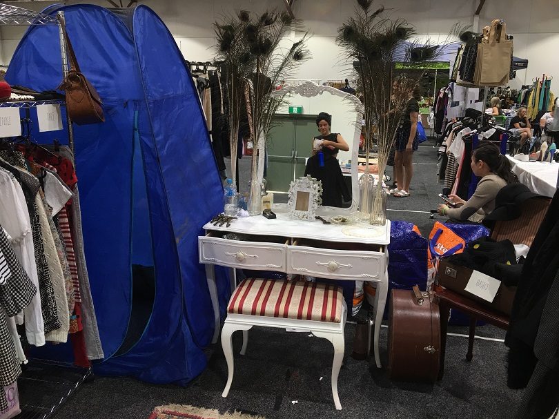 A stall at Canberra Fashion Market.