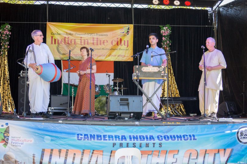 Performers at Multicultural festival.