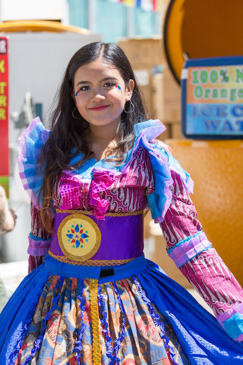 Performers at Multicultural festival.