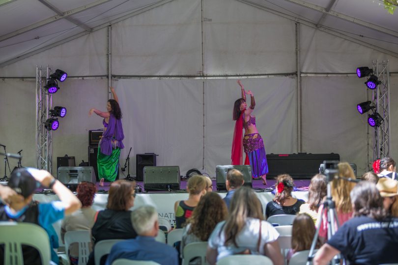 Performers at Multicultural festival.