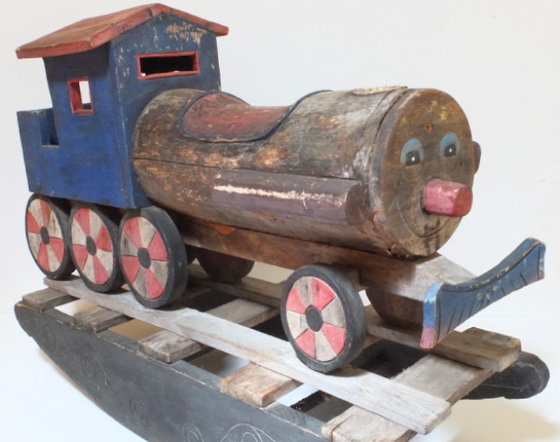 Vintage hand-crafted train