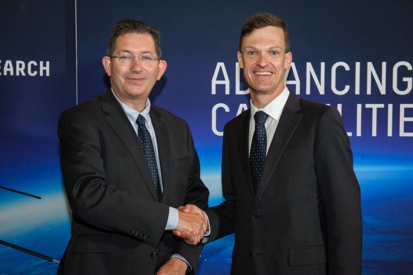 President and Vice-Chancellor, Ian Jacobs, and Rector, Professor Michael Frater, at the launch. Photo: Supplied.