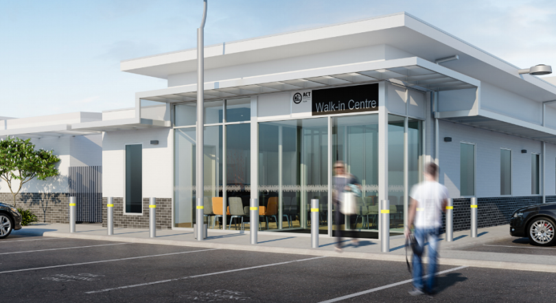 An artist impression of the Gungahlin Walk-in Centre. Images: Supplied.