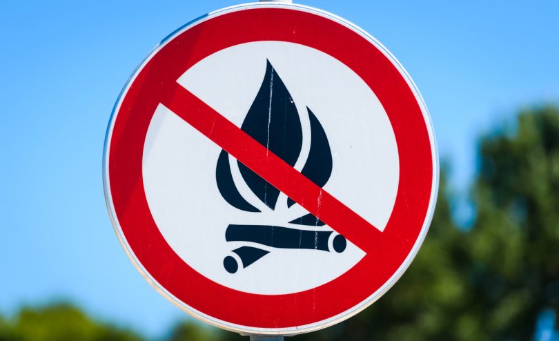 No Fires: Total fire ban imposed ahead of sunny and windy conditions in the ACT.