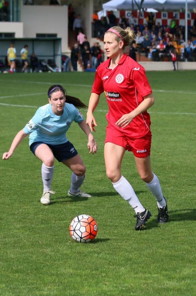 Canberra FC's Grace Gill believes that her team has what it takes to do it again. Photo: Supplied.