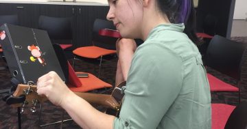 Being 'Loud in the Library' with a ukulele