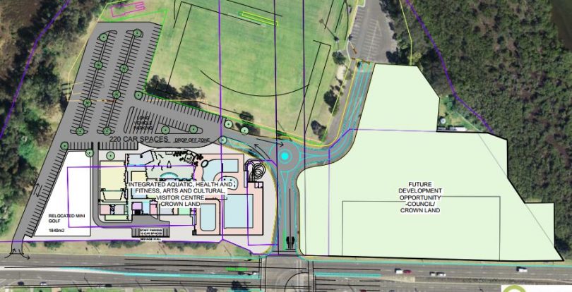 Eurobodalla Mayor Liz Innes is keen to advance Council's plans for a new aquatic and cultural centre for Batemans Bay. Photo: Eurobodalla Shire Council.