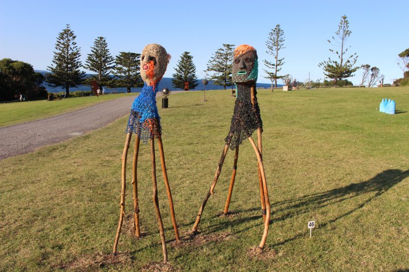 Ocean Watchers by Sally Simpson, $1,100 each. Photo: Ian Campbell.