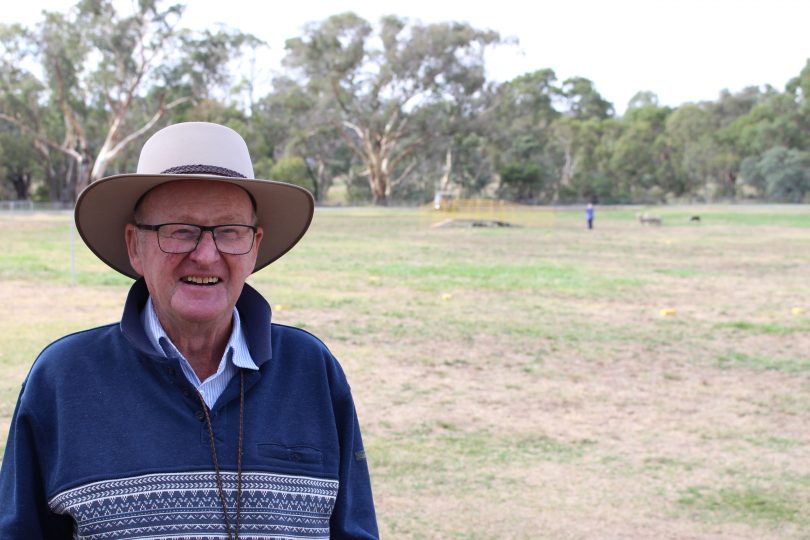 President of the National Sheepdog Trials Association, Charlie Cover. Photo: Ian Campbell.