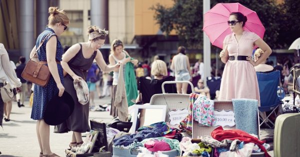 Suitcase Rummage Market at Art, Not Apart